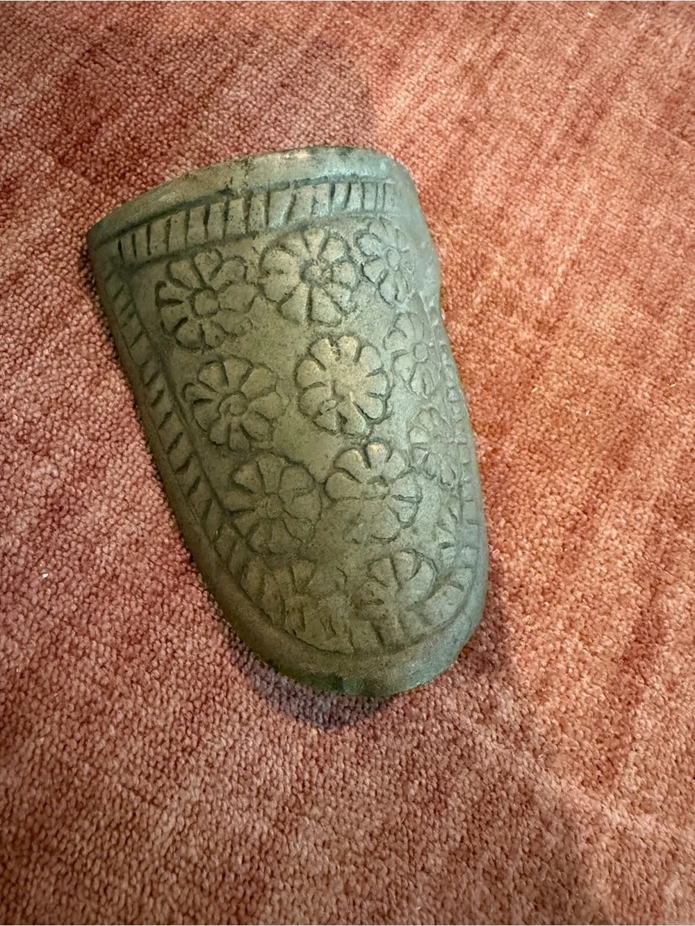 Vintage brass accent piece - no clue what it is
